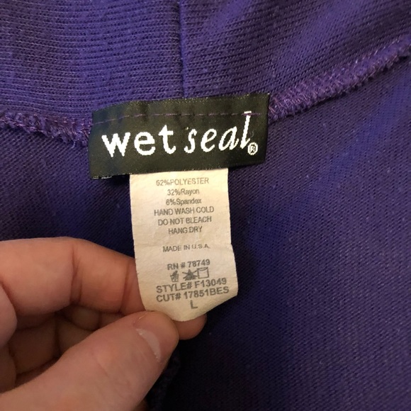Wet Seal Purple Cardigan - Picture 7 of 7